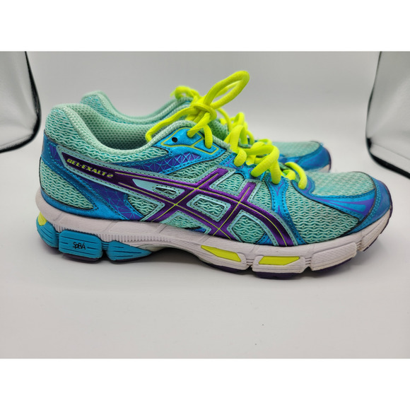 Asics Women's Gel Exalt 2 Running Shoes Multicolor Low Top Lace Up 6 - Picture 4 of 10
